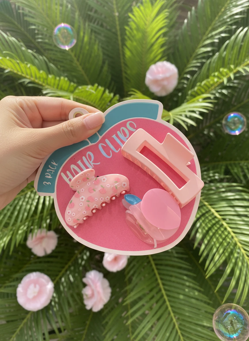 🎀 كليبسات شعر شكو ماكو – Pink Mood