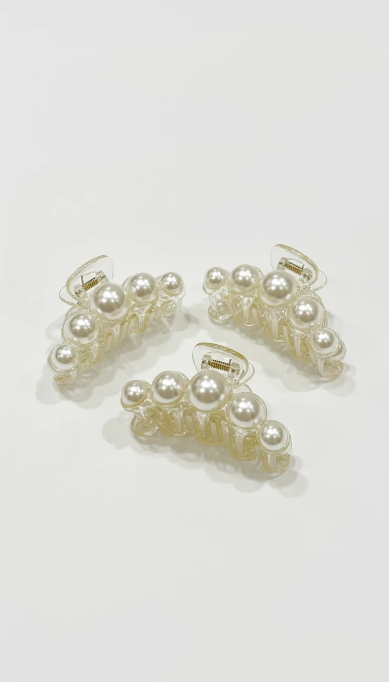 🤍 كليبسة شعر شكو ماكو – Pearl Mood